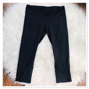 Lululemon Athletica Inspire Crop Black Athletic Leggings Women’s Size 10